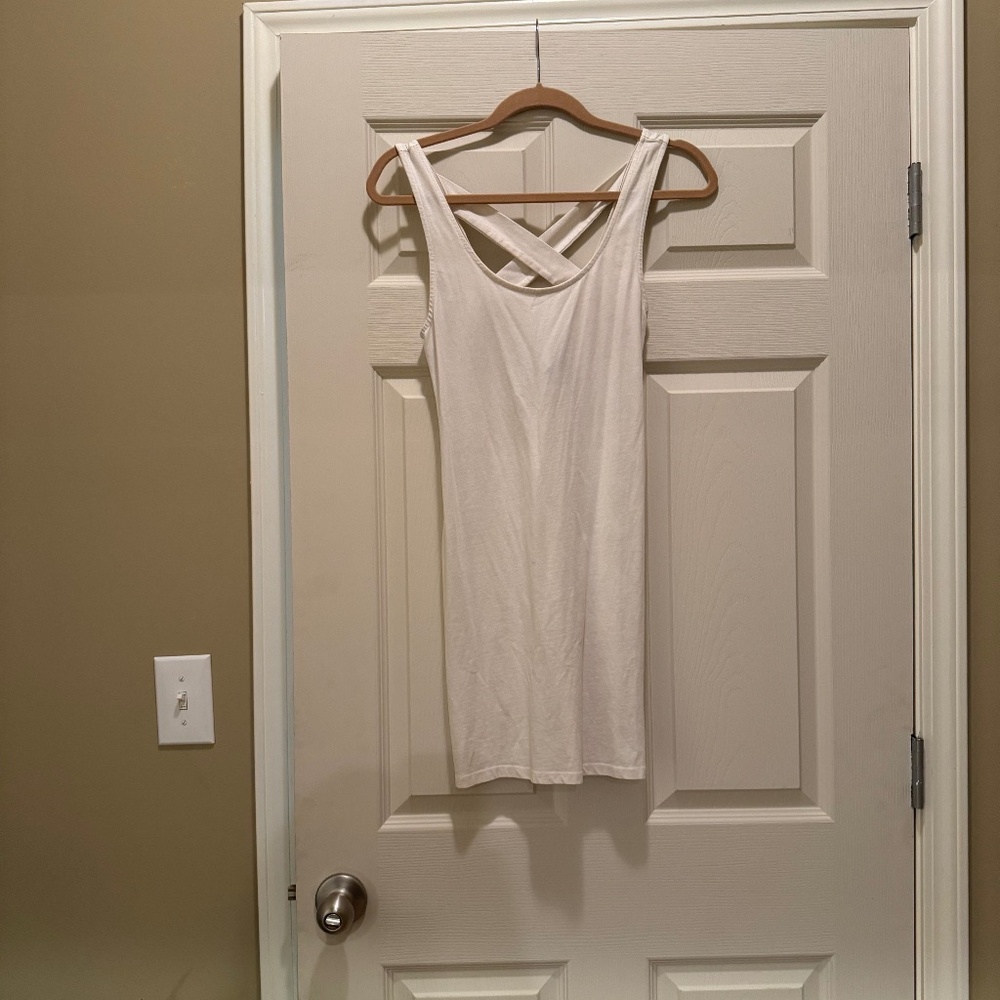 Forever 21 Little White Crossback Dress